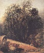 Samuel Palmer A Cornfield Bordered by Trees china oil painting reproduction